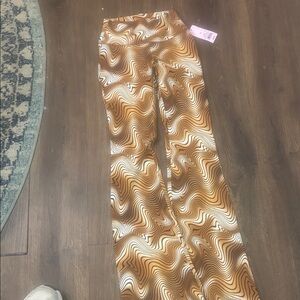 Wild Fable XS brown swirl print pants.